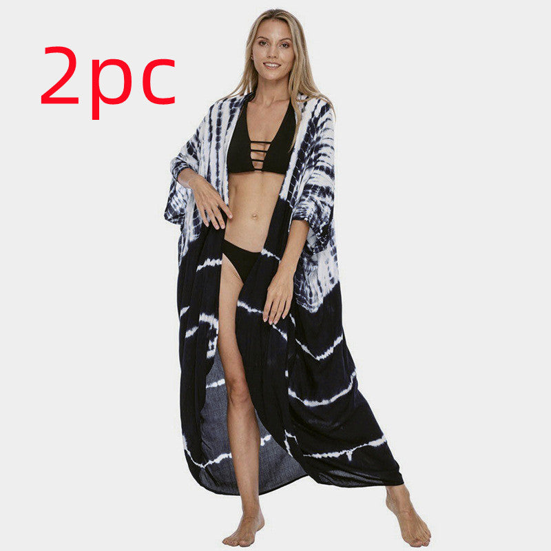 DMT | Glamouröse Sonnenschutz Resort Strandkleid Cover Up