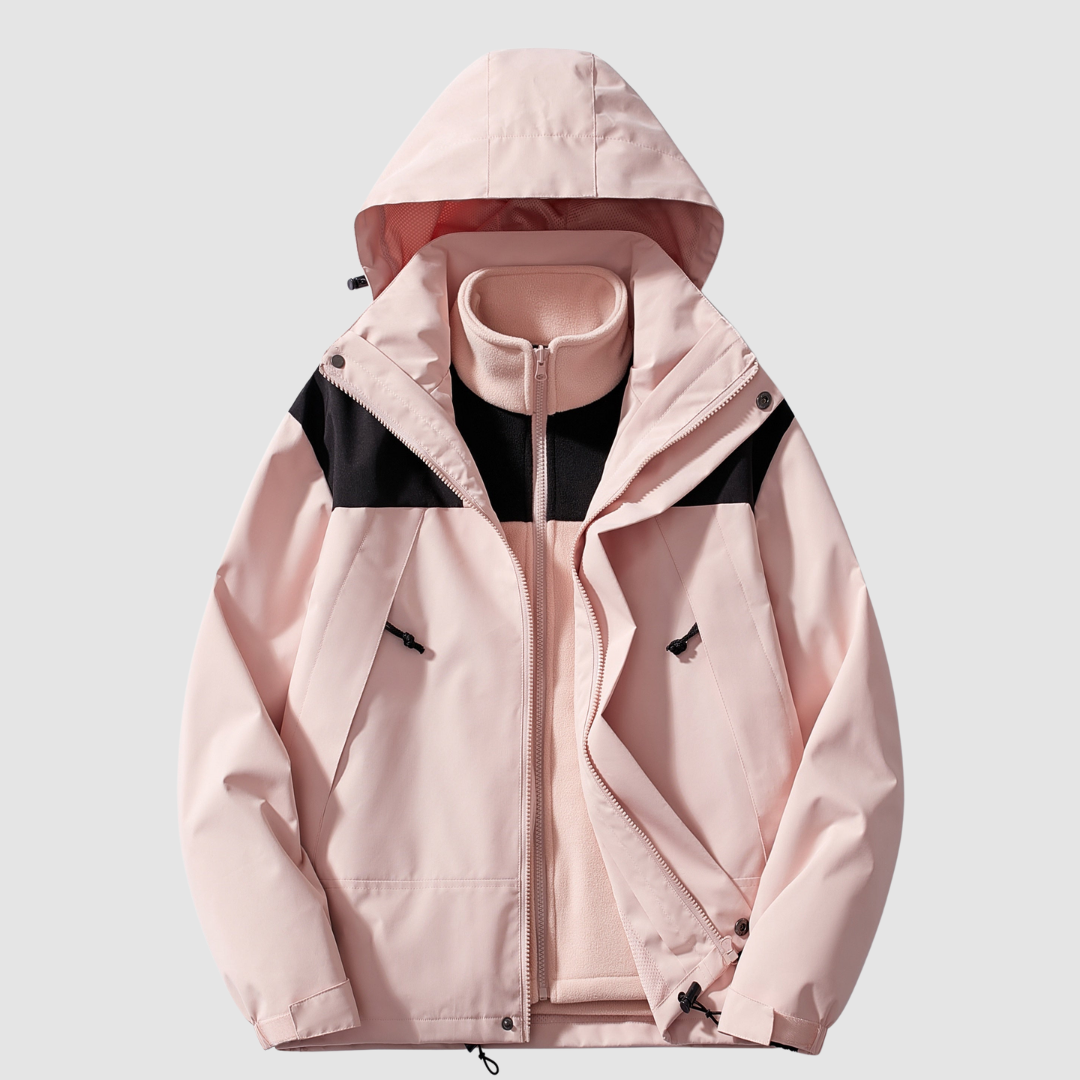 3-in-1 Fleece Winterjacke Komfort