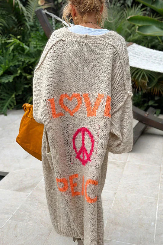 DMT | PEACE MODISCHE STRICKJACKE