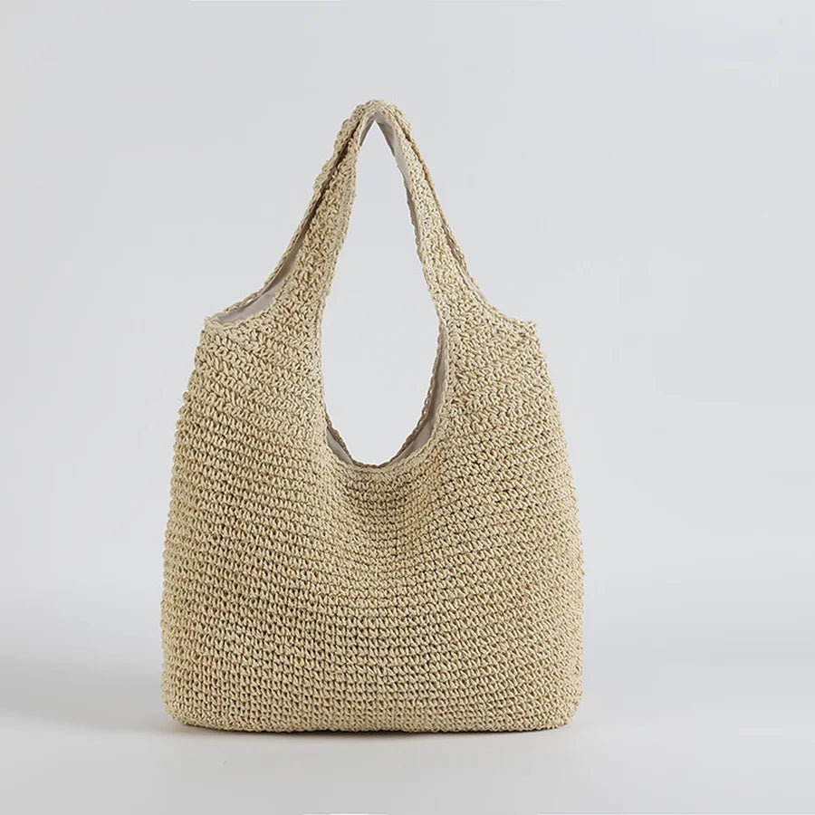 DMT | Elegante Stroh-Strandtasche