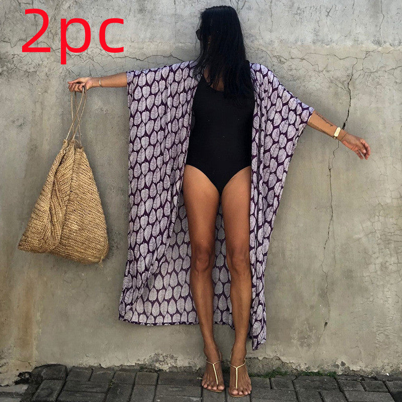 DMT | Glamouröse Sonnenschutz Resort Strandkleid Cover Up
