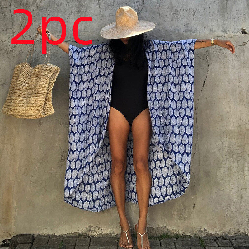 DMT | Glamouröse Sonnenschutz Resort Strandkleid Cover Up