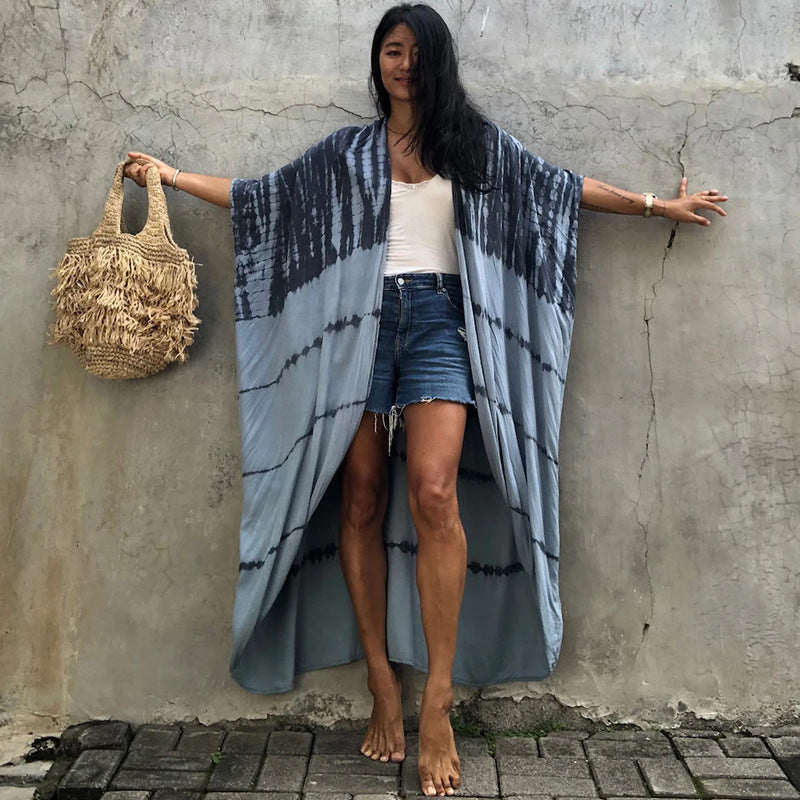 DMT | Glamouröse Sonnenschutz Resort Strandkleid Cover Up