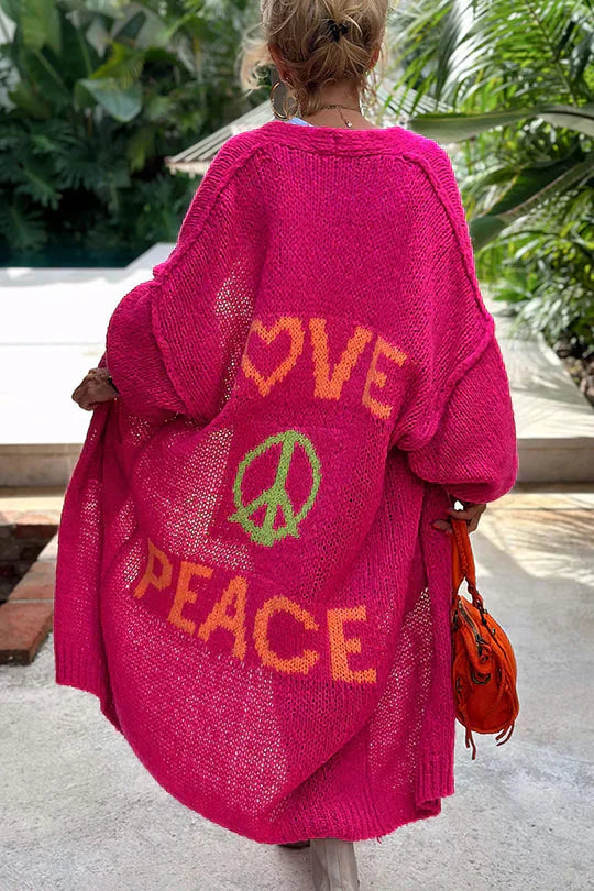DMT | PEACE MODISCHE STRICKJACKE
