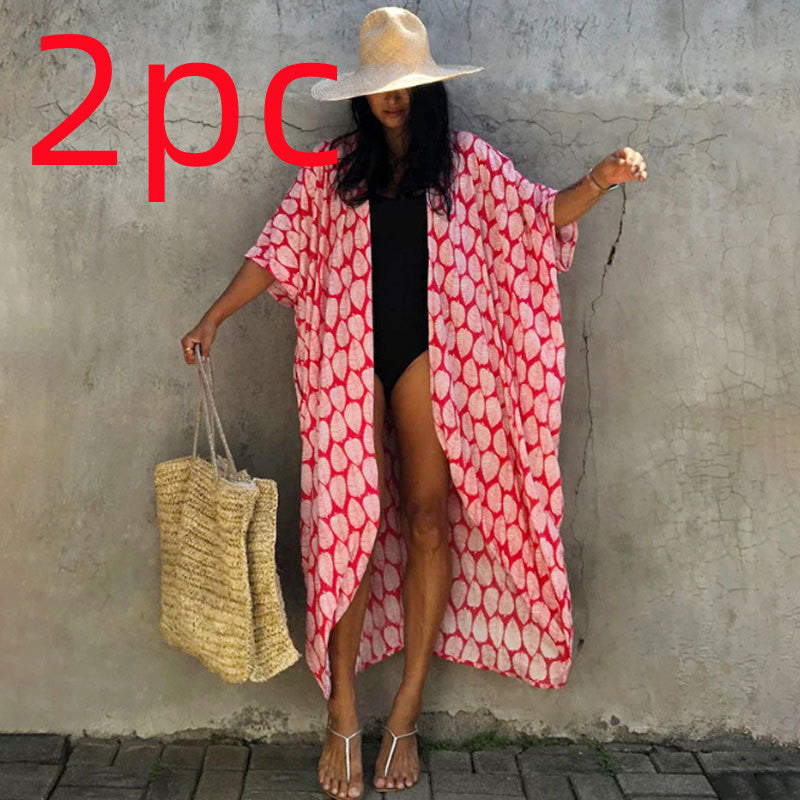 DMT | Glamouröse Sonnenschutz Resort Strandkleid Cover Up