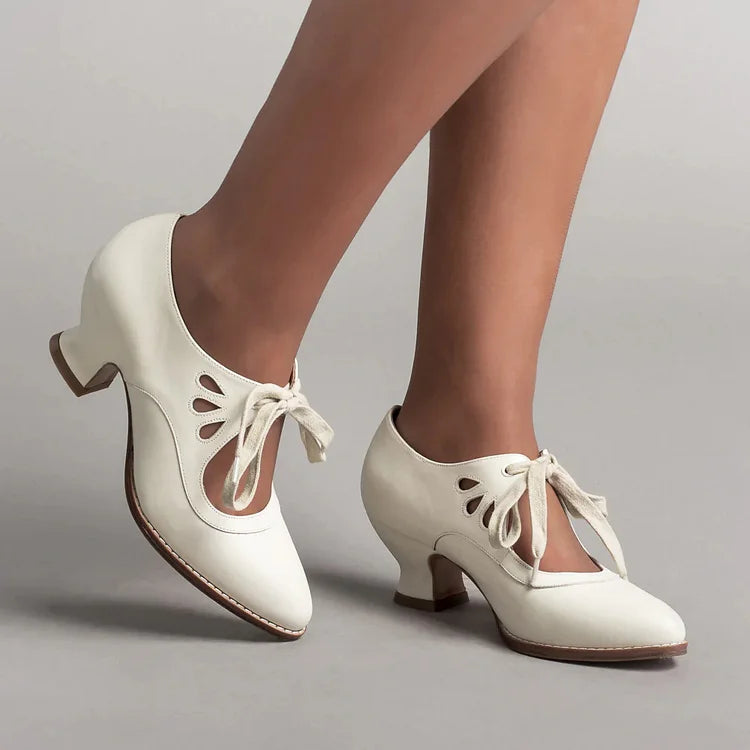 DMT | Edwardianische Lederschuhe für Damen