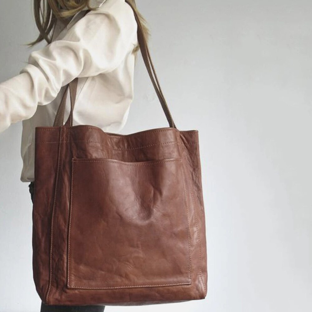 DMT | Damen Lederschultertasche