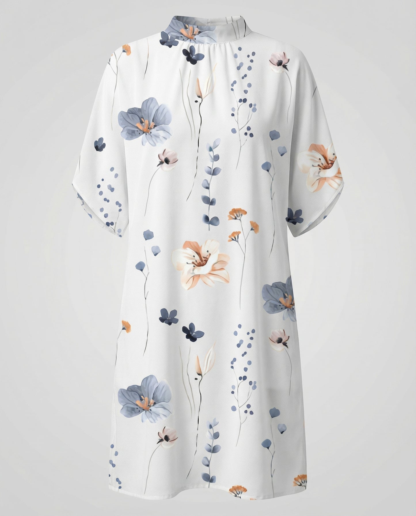 Elegantes Fledermausärmel Kleid Damen