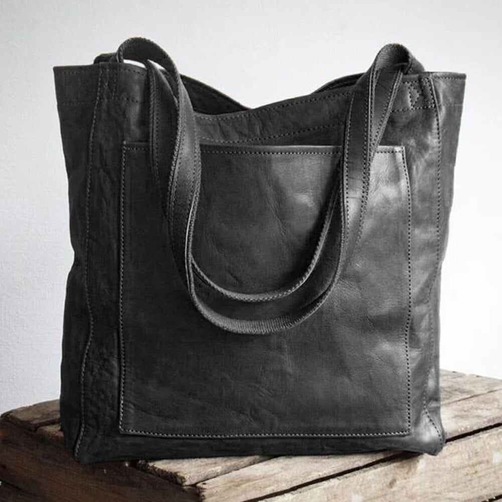 DMT | Damen Lederschultertasche