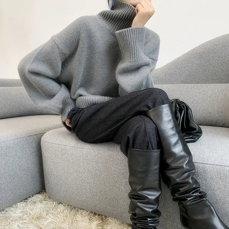 Deutsche Mode Trends | Warmer Pullover aus Kaschmir