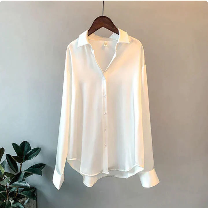 DMT - Damen Satin Hemd