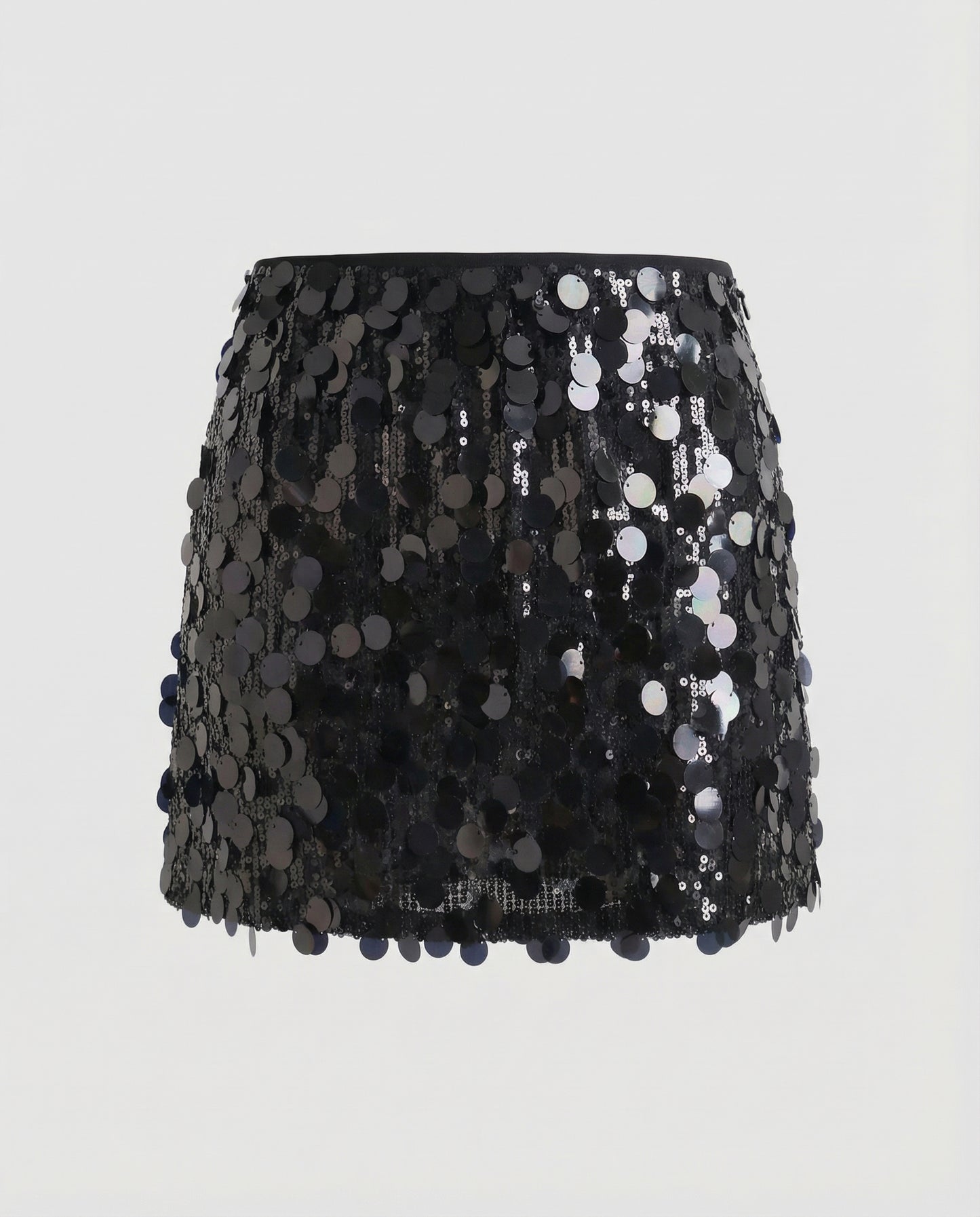 Eleganter Pailletten Minirock