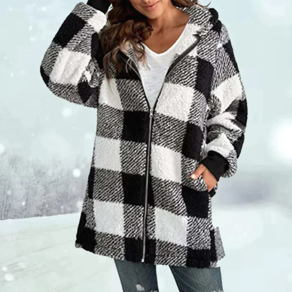 Deutsche Mode Trends | Karierte Winterjacke Für Einen Zeitlosen Look