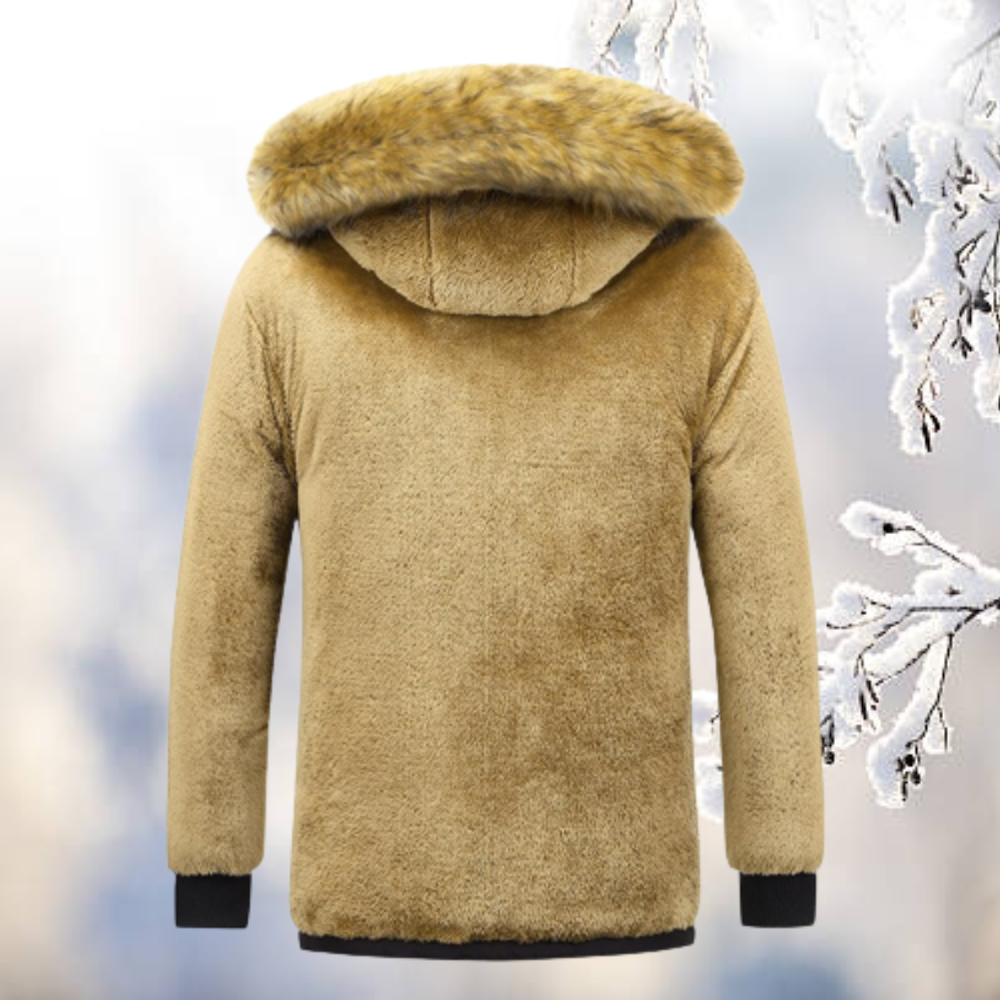 DMT - Bleiben Sie warm und stilvoll mit dem winddichten Parkas mit Fellkapuze