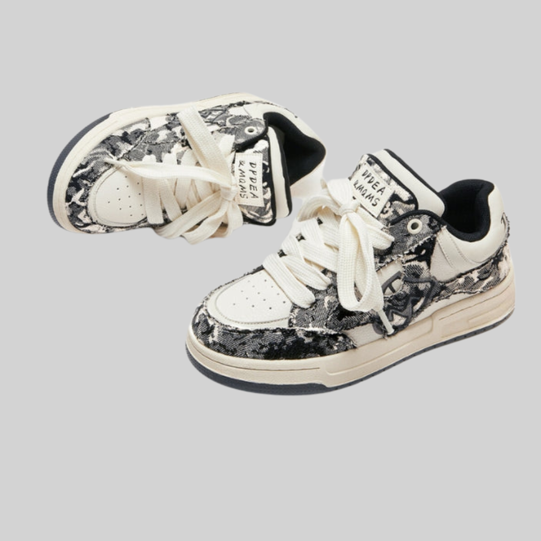 DMT | Sneakers - Casual - Retro Kreuz Graffiti