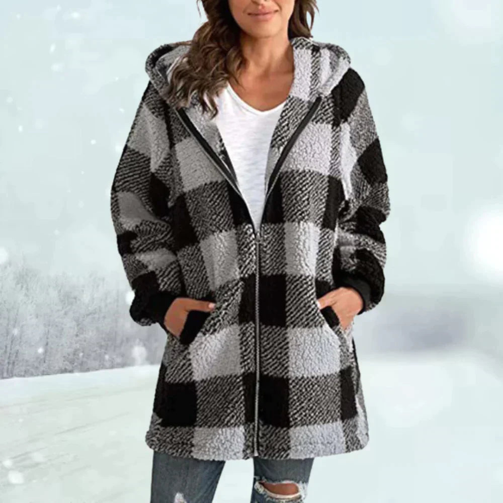 Deutsche Mode Trends | Karierte Winterjacke Für Einen Zeitlosen Look