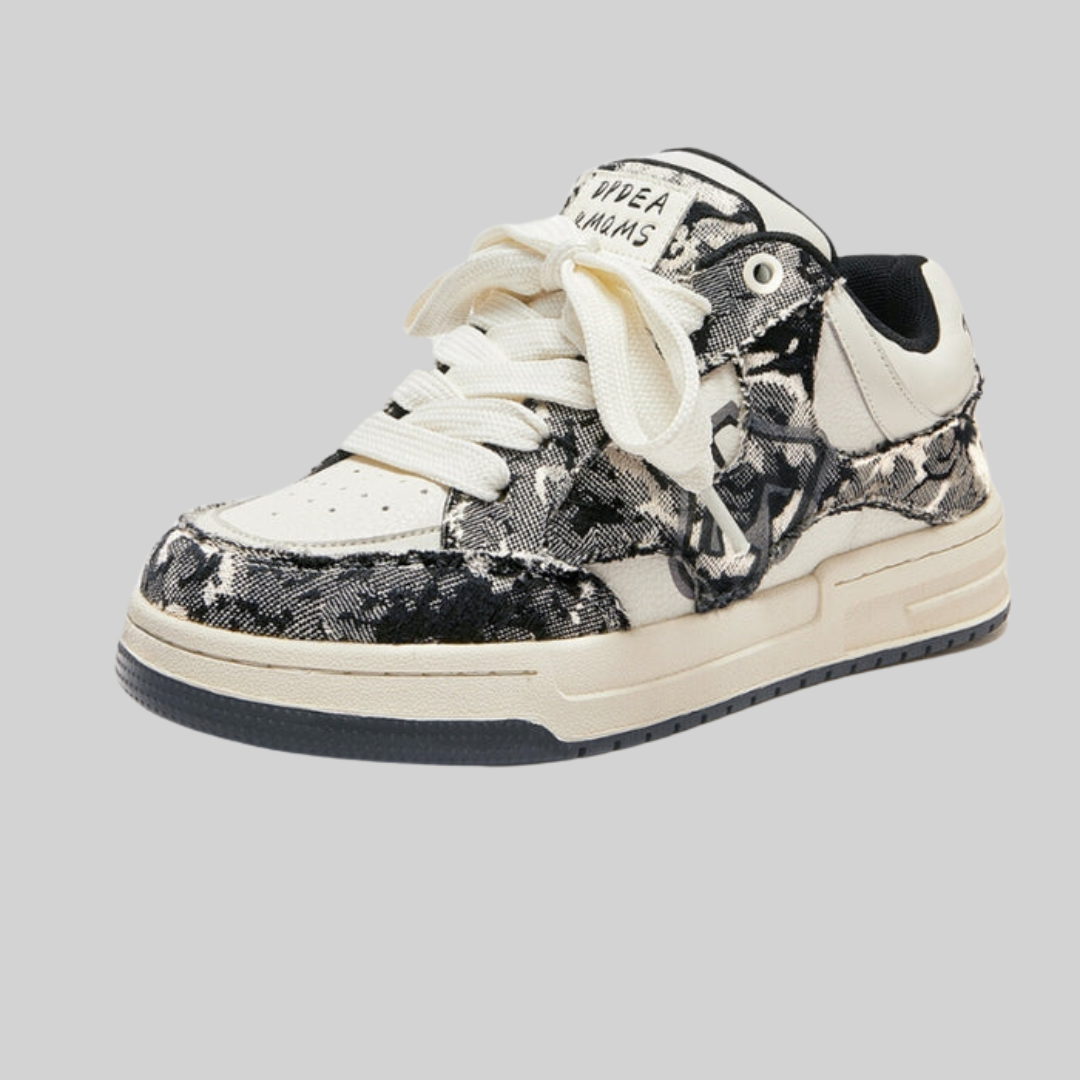DMT | Sneakers - Casual - Retro Kreuz Graffiti