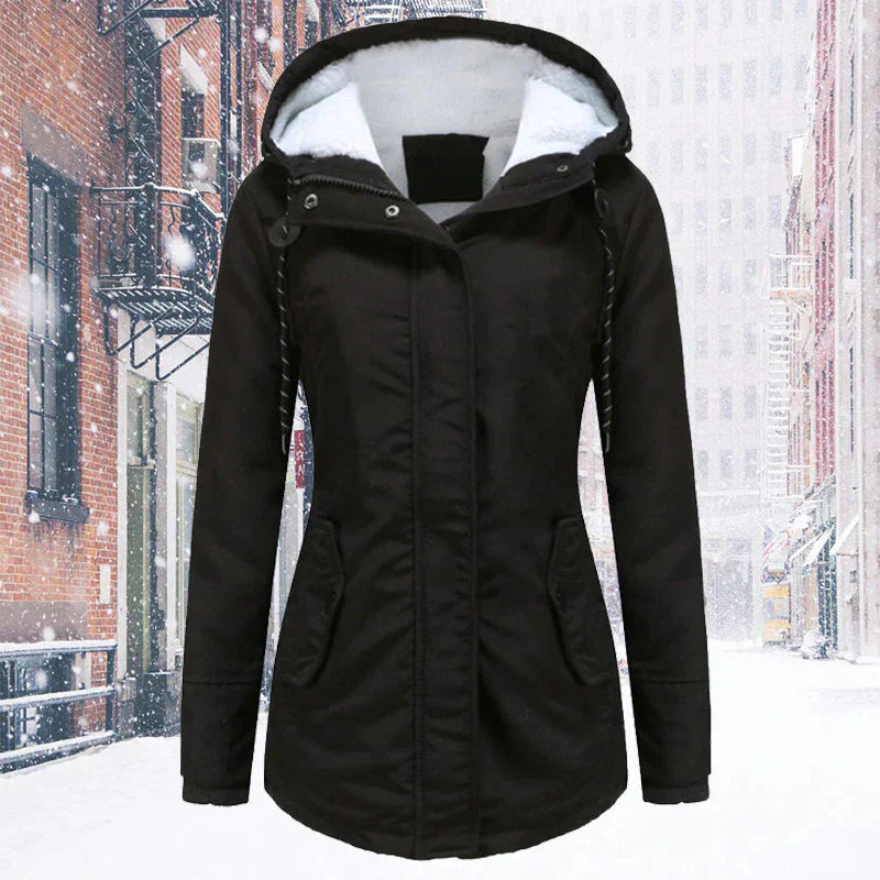Deutsche Mode Trends | Kapuze | Reißverschluss | Winterjacke | Damenjacke