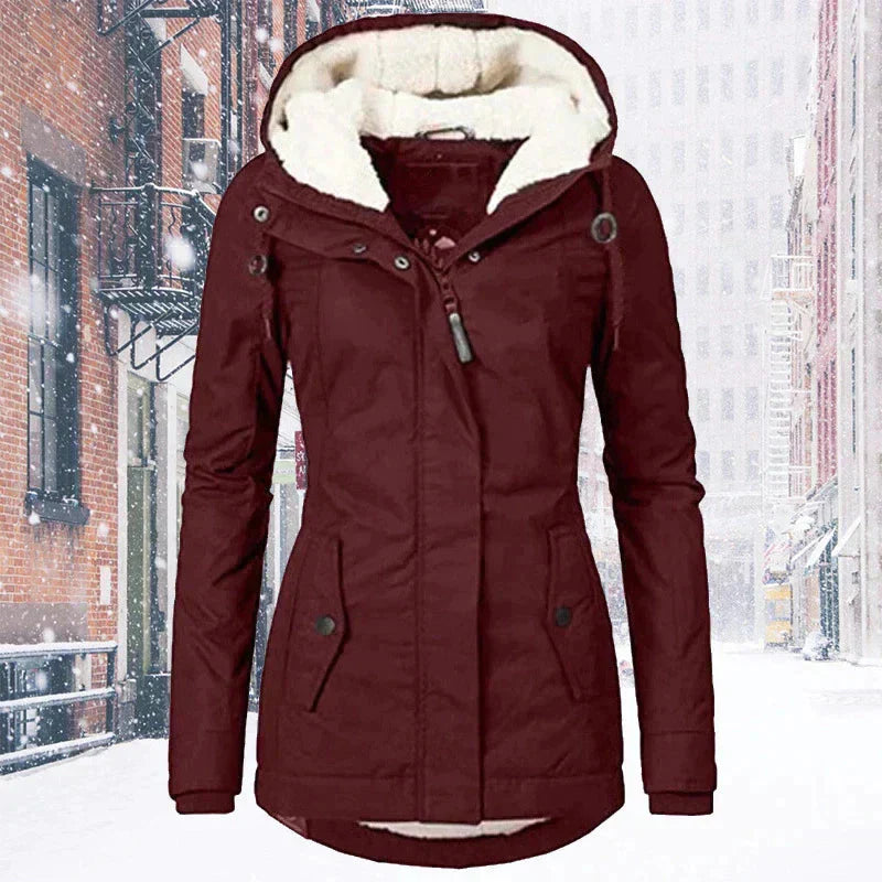 Deutsche Mode Trends | Kapuze | Reißverschluss | Winterjacke | Damenjacke