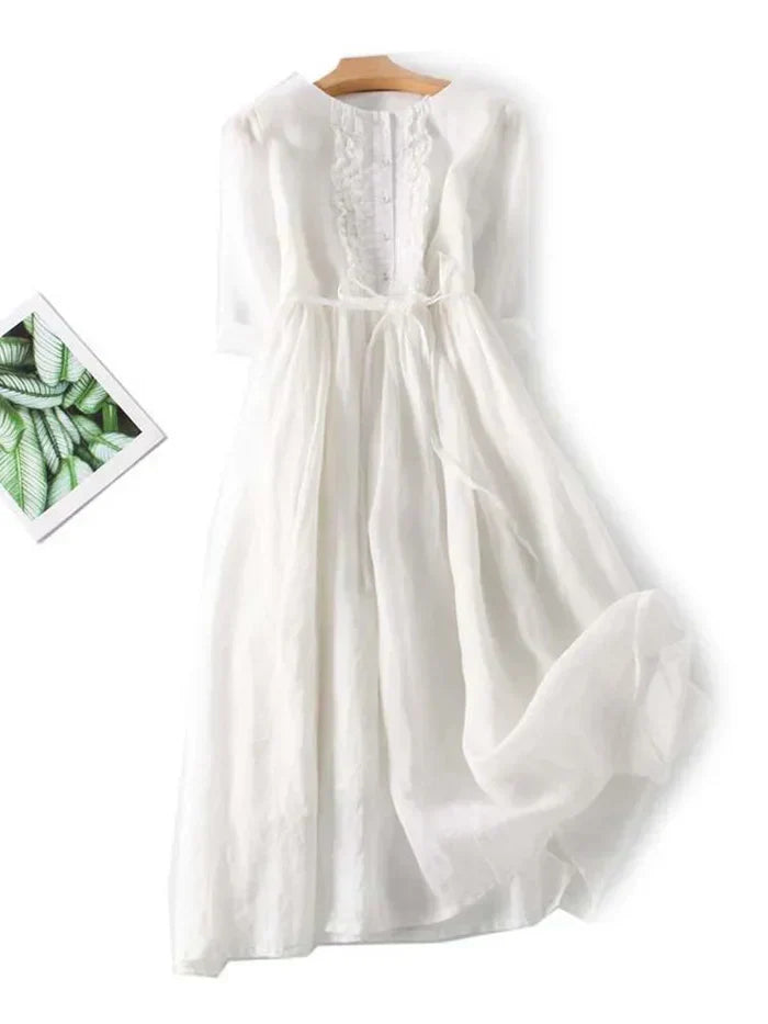 DMT | Elegantes Leinenkleid