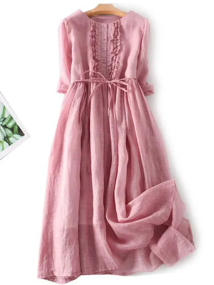 DMT | Elegantes Leinenkleid