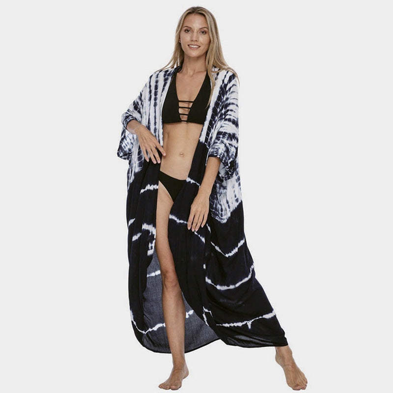 DMT | Glamouröse Sonnenschutz Resort Strandkleid Cover Up