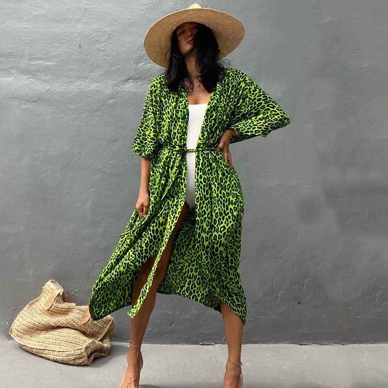 DMT | Glamouröse Sonnenschutz Resort Strandkleid Cover Up