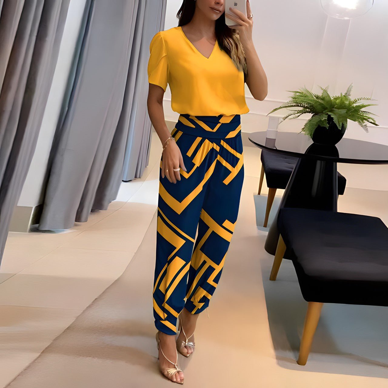 DMT | Bluse & Hose Set