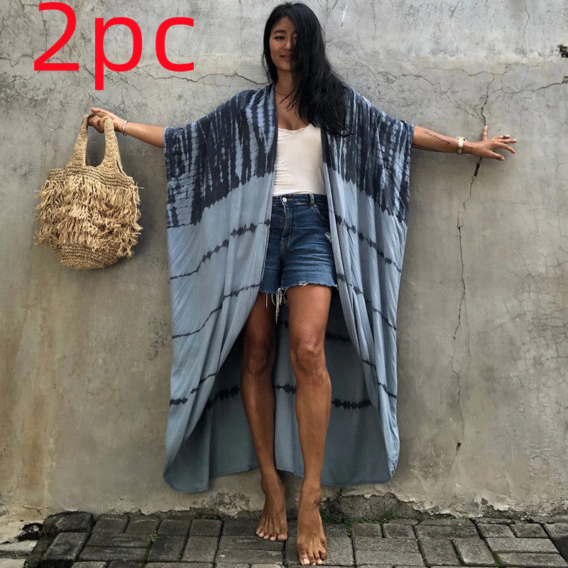 DMT | Glamouröse Sonnenschutz Resort Strandkleid Cover Up