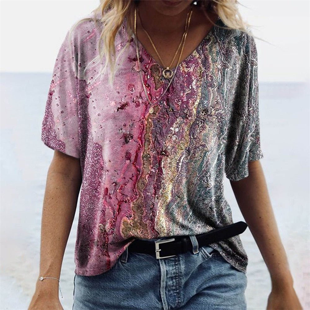 DMT | Originelles Damen-T-Shirt im Boho-Stil
