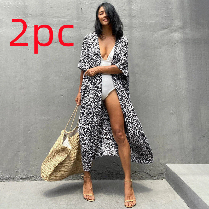 DMT | Glamouröse Sonnenschutz Resort Strandkleid Cover Up