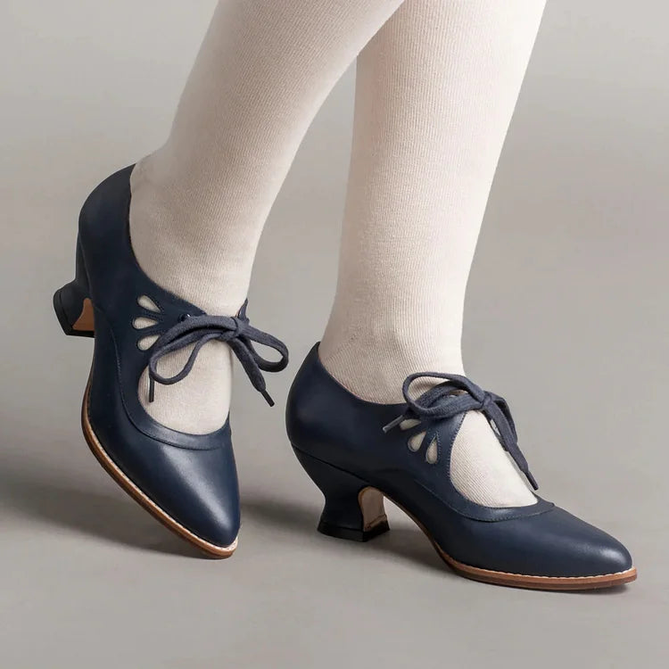 DMT | Edwardianische Lederschuhe für Damen