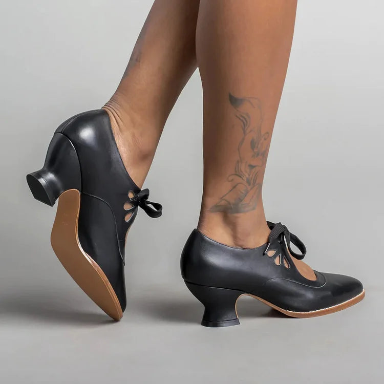 DMT | Edwardianische Lederschuhe für Damen