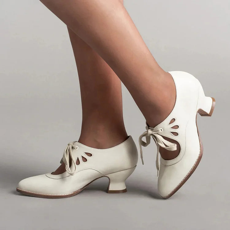 DMT | Edwardianische Lederschuhe für Damen