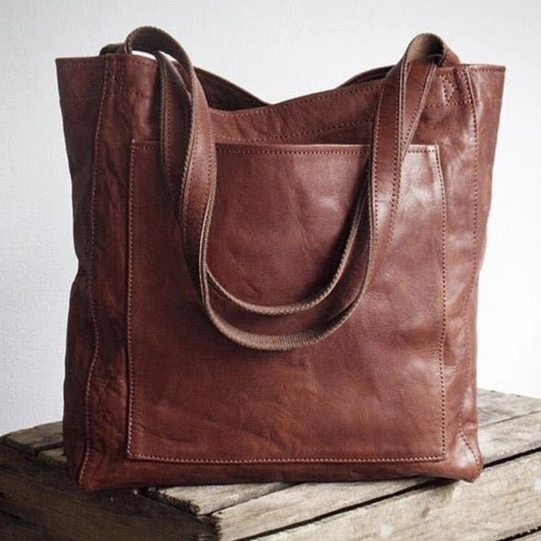 DMT - Damen Lederschultertasche