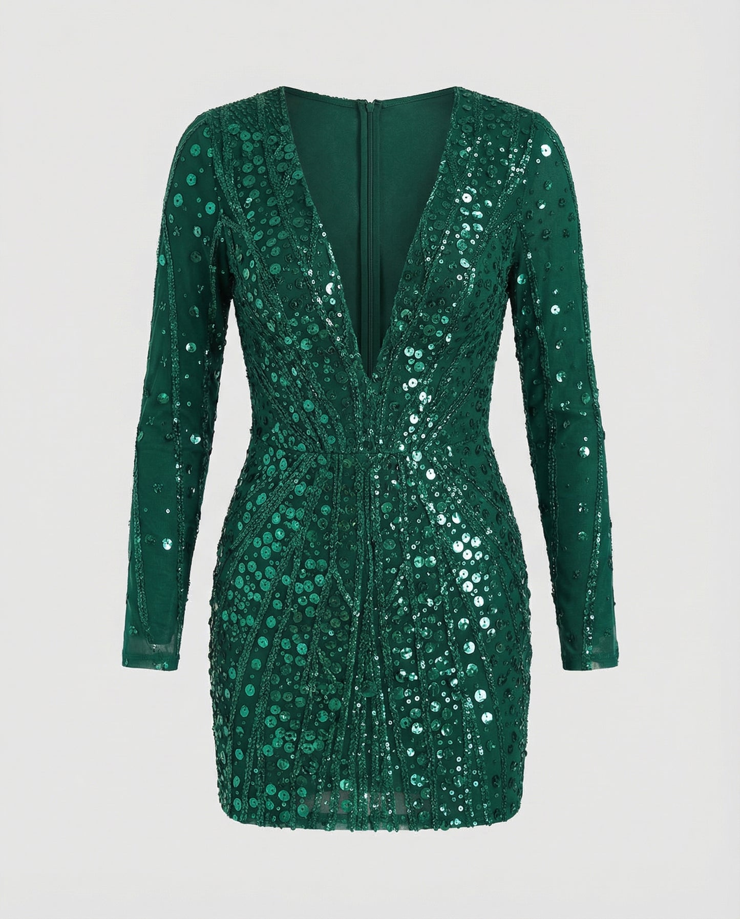 Golden Paillettenkleid Damen