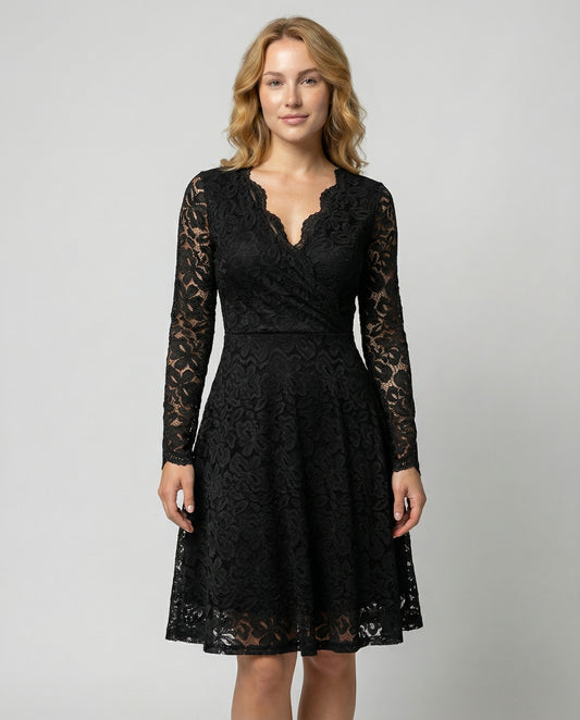 Elegantes Spitzenkleid Damen