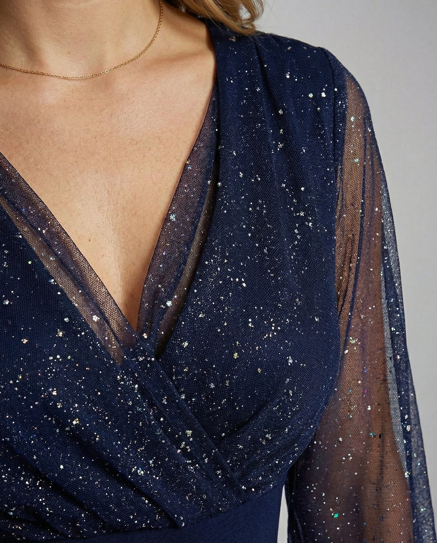 Elegantes Pailletten Partykleid Damen