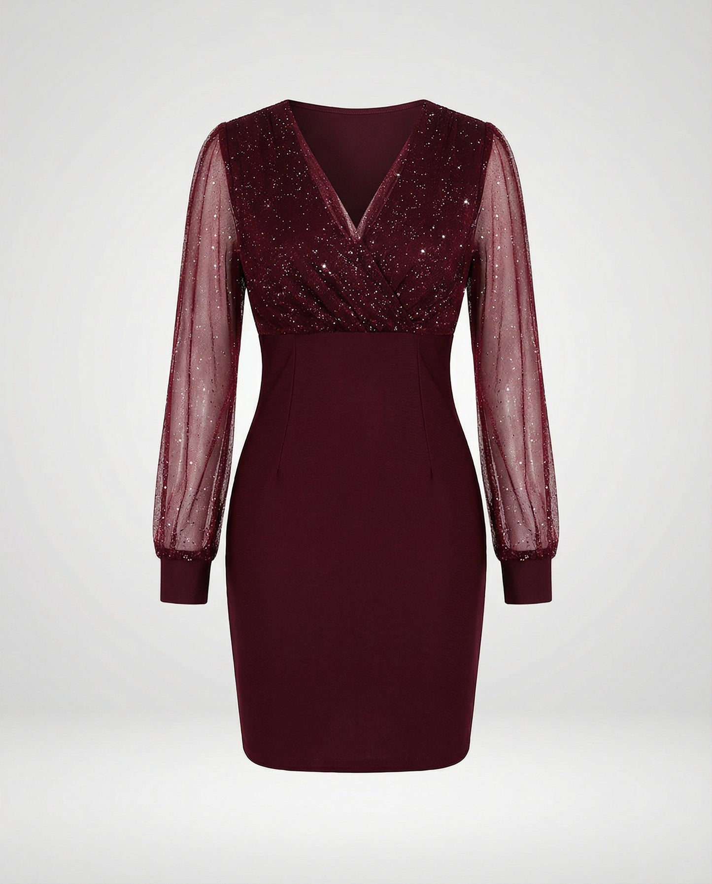 Elegantes Pailletten Partykleid Damen