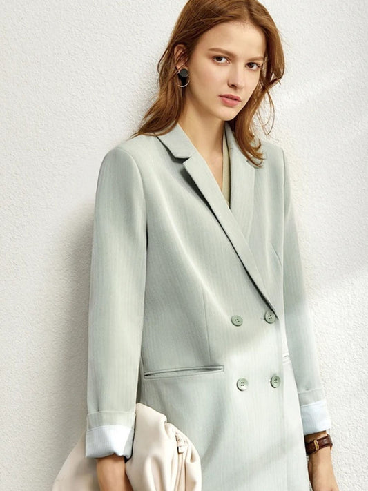 Vielseitiges Blazer- und Knöchellanges Hosen-Set
