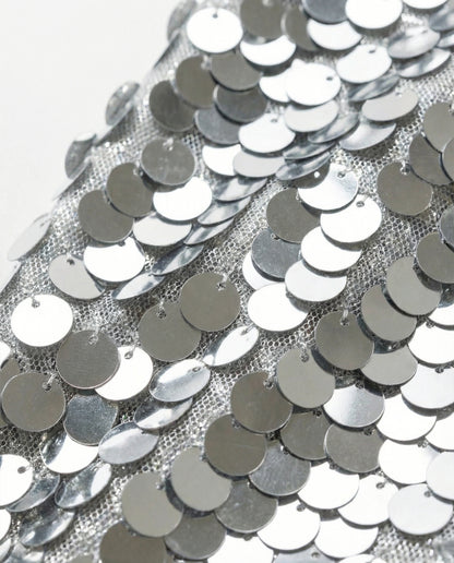 Eleganter Pailletten Rock Damen