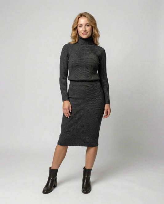 Gemütliches Strickkleid Damen