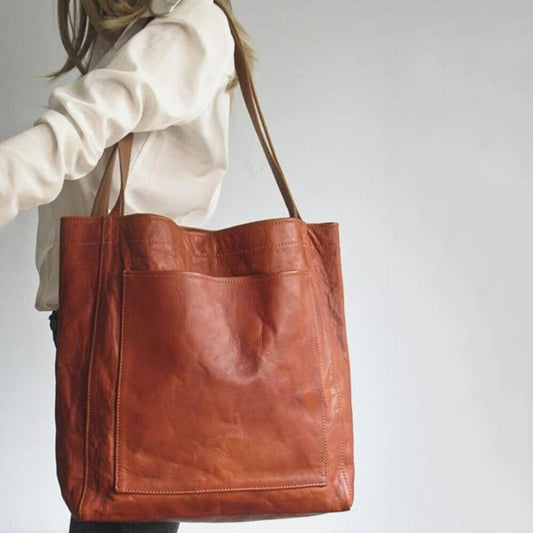 DMT | Damen Lederschultertasche