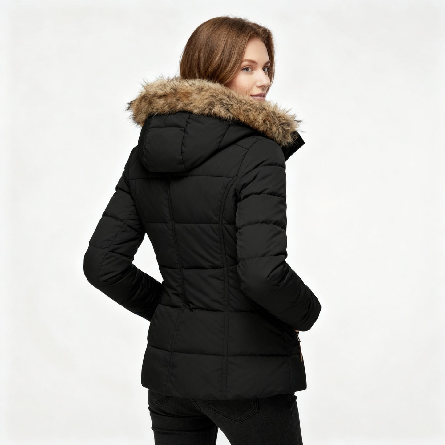 Luxuriöse Bequeme Elegante Jacke Damen