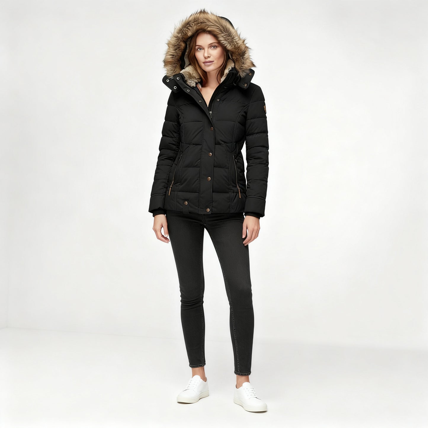 Luxuriöse Bequeme Elegante Jacke Damen