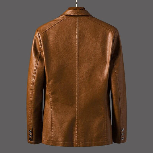 Premium Lederjacke Für Herren Für Frühling Und Sommer