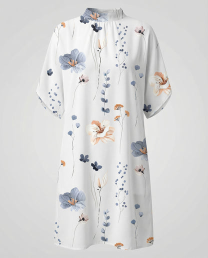 Elegantes Fledermausärmel Kleid Damen