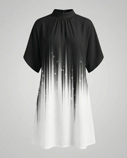 Elegantes Fledermausärmel Kleid Damen