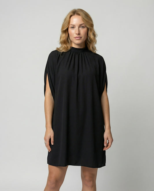 Elegantes Fledermausärmel Kleid Damen