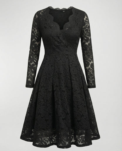 Elegantes Spitzenkleid Damen